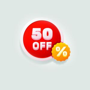 استیکر تخفیف