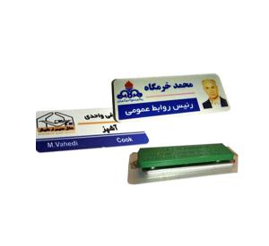 بج سینه رنگی پشت مگنتی